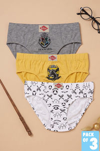 Lee Cooper Boys Harry Potter Briefs (Pack of 3) - Multicolor — thumbnail 1